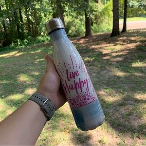 Natural Life Live Happy Water Bottle